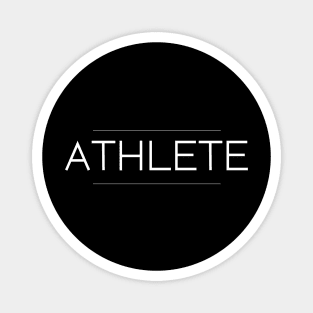 Athlete Minimalist Design Magnet